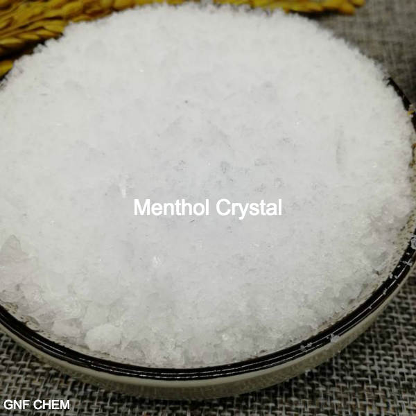 Aromas Aditivos alimentarios Mentol Cristal blanco cristalino CAS 89-78-1