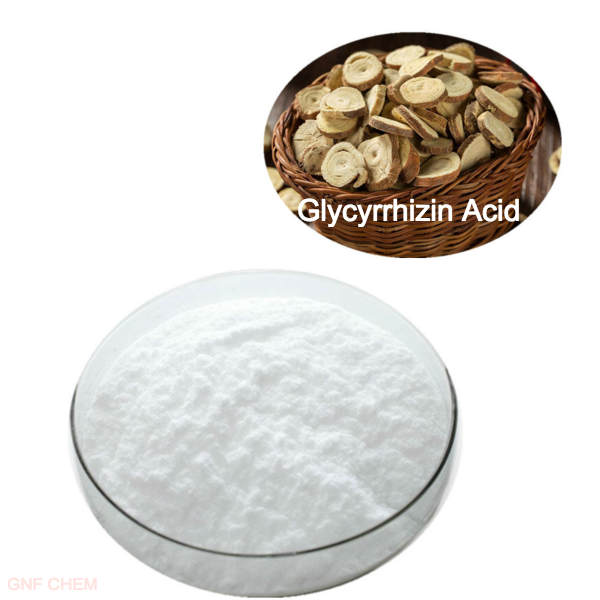 Extractos de plantas Aditivos de calidad alimentaria Extracto ácido de regaliz de glicirricina CAS 1405-86-3